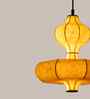 AUM-MOUNTAIN GLEAM 2 LAYER | Handcrafted Pendant Lamp | E27 holder } with Bulb | RIPPL Lighting